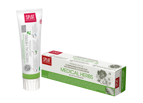 Medical Herbs Zahnpasta SPLAT Medical Herbs Zahncreme ohne Hintergrund