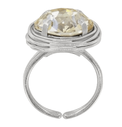Global Glam Ring Beige Global Glam Ring Beige