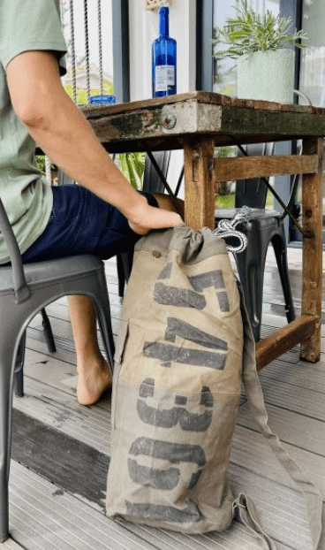 Oversize Rucksack Creme