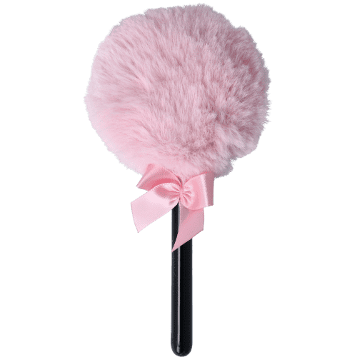 Puderquaste mit Griff Rosa Puderquaste mit Griff