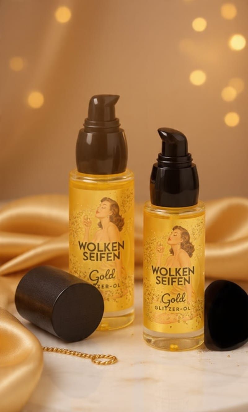 Glitzer-Öl Gold Glitzer-Öl Gold