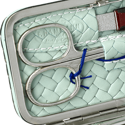 Maniküre-Etui Leder Mint Maniküre-Etui Leder Mint