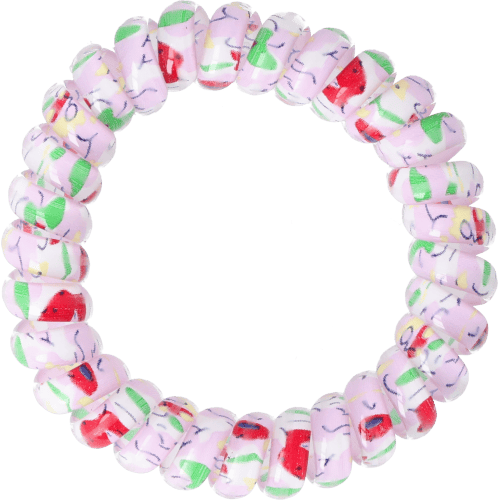 Spiral-Haargummis Flieder-Mix