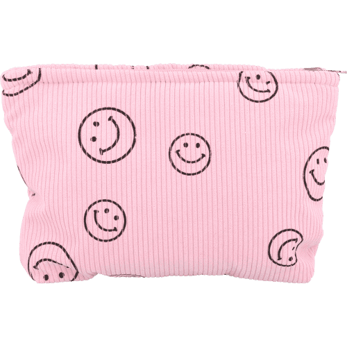 Kosmetiktasche Smiley Pink/blau Kosmetiktasche Smiley Pink/blau