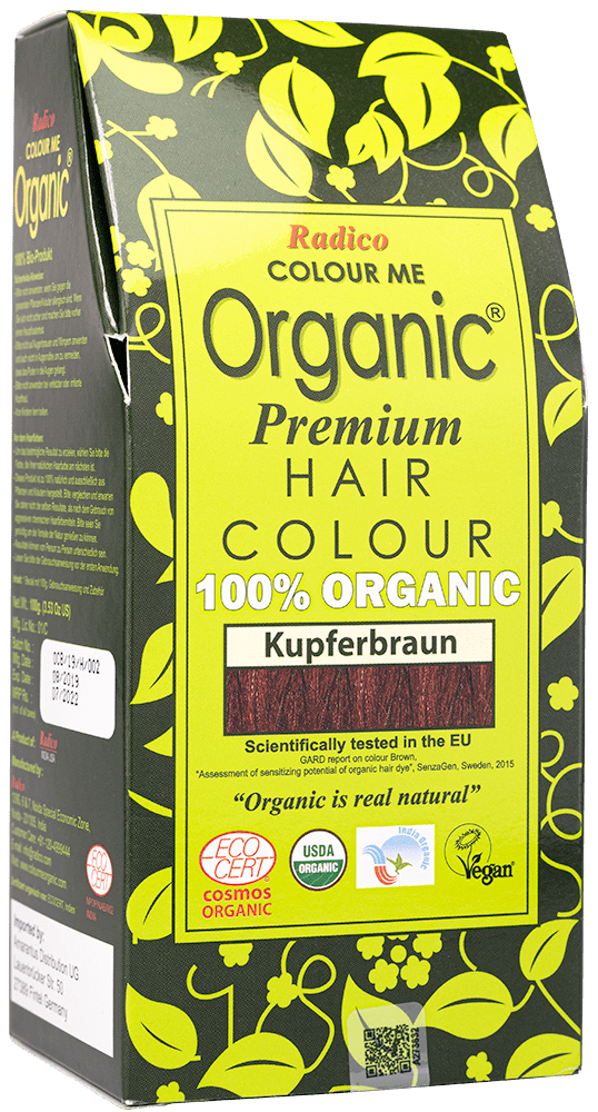 Pflanzenhaarfarbe Copper Brown Radico Pflanzliche Haarfarbe Copper Brown ohne Hintergrund