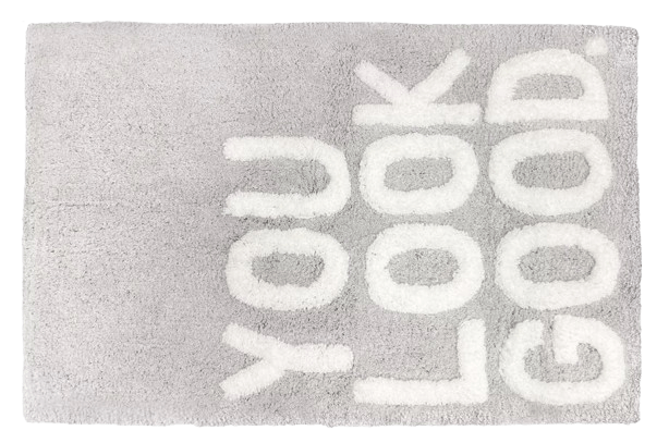 Badematte Look Good Fluffige Badematte You look good