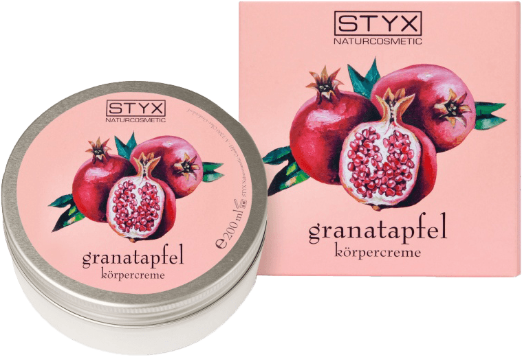 Styx Körpercreme Granatapfel ohne Hintergrund