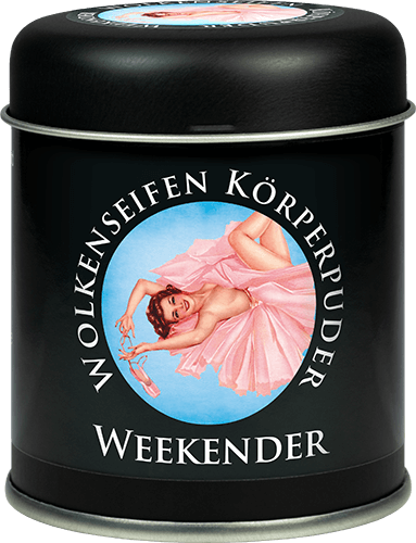 Trockenshampoo (Körperpuder) Weekender Streudose ohne Hintergrund
