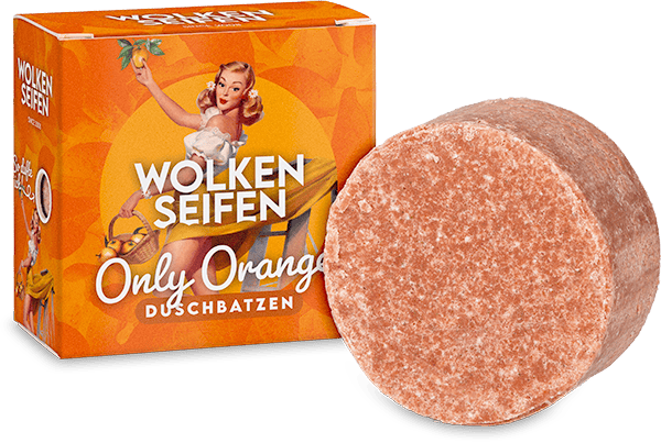 Duschbatzen Only Orange - seifenfreie Pflege Duschbatzen Only Orange - seifenfreie Pflege
