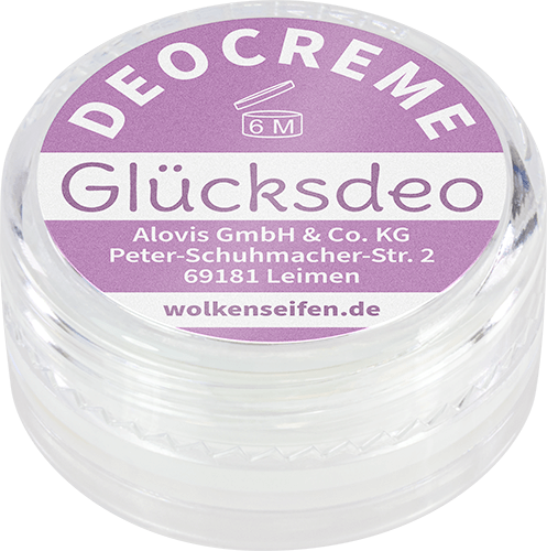 Deocremeprobe Glücksdeo Wolkenseifen Deocreme Probe