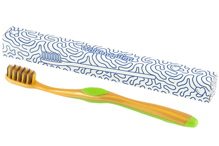 ABS Zahnbürste Gold Grün Wolkenseifen zahnbürste Gold Silber