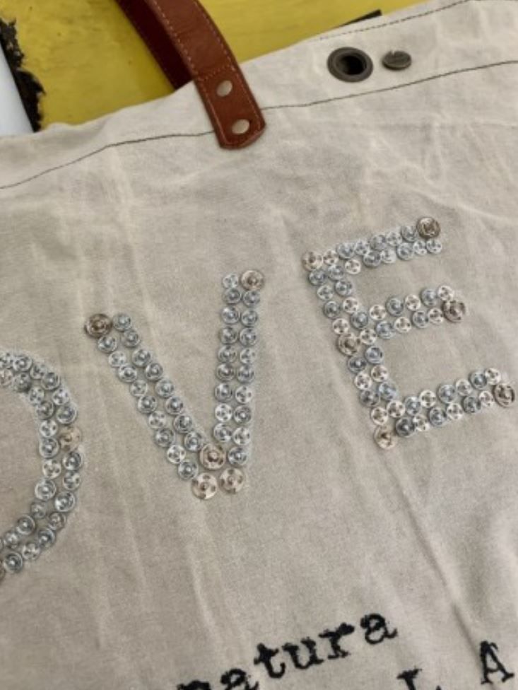 Segeltuchtasche Love