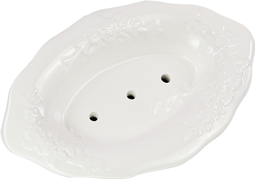 Seifenablage Rose Weiß Seifenablage Rose Weiß