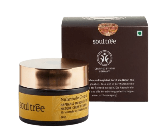 Ayurvedische Tagescreme mit Safran Soultree Ayurvedische Tagescreme mit Safran