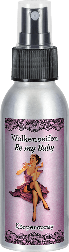 Körperspray Be my Baby ohne Hintergrund