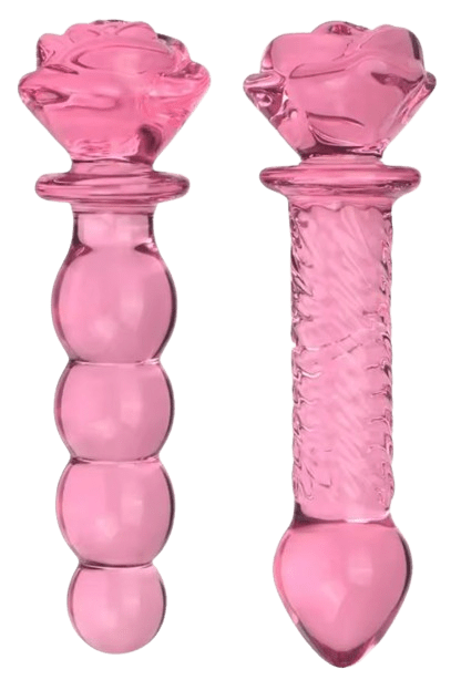Glas-Dildo Rose Glasdildo Rose
