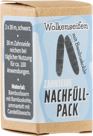 Zahnseide Refill Aktivkohle Zahnseide Refill Aktivkohle