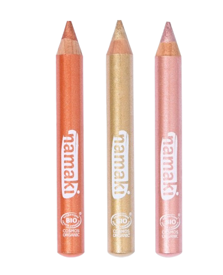 Glitzer-Schminkstift Set Sunshine Namaki Bio-Glitzerschminkstifte Jumbo Sunshine