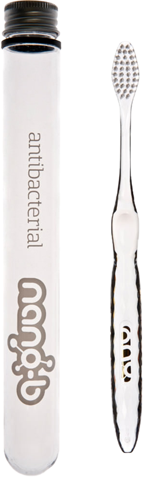 Nano b Zahnbürste Silber/Christal Nano b Zahnbürste Silber/Christal ohne Hintergrund