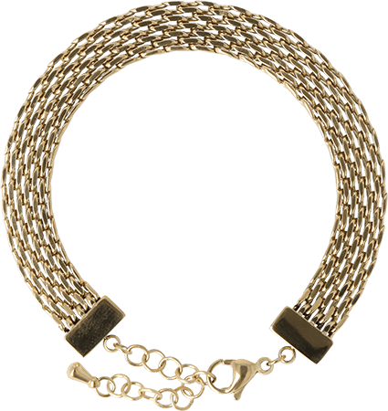 Flecht-Armband Gold Flecht-Armband Gold