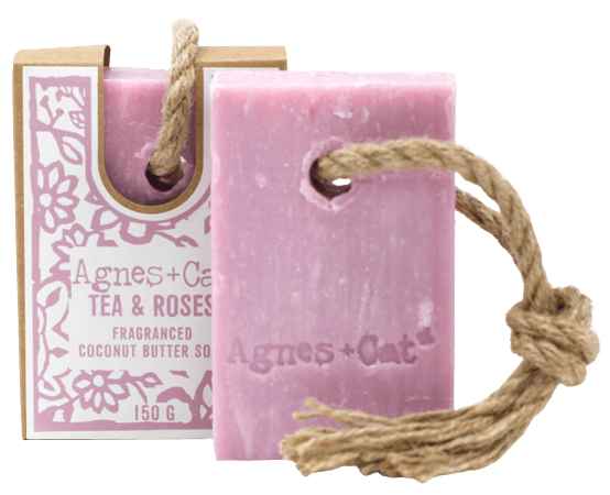 Agnes+Cat Kordelseife Tea & Roses