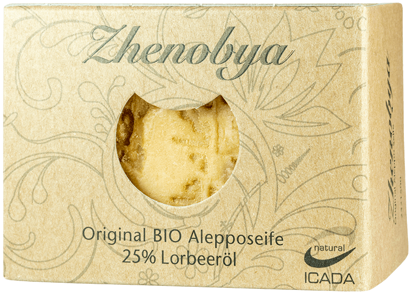 Zhenobya Bio Alepposeife 25% Zhenobya Bio Alepposeife 25% ohne Hintergrund