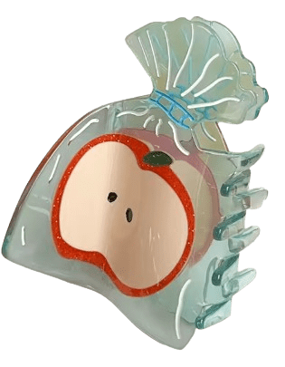 Haarkralle Apfeltasche