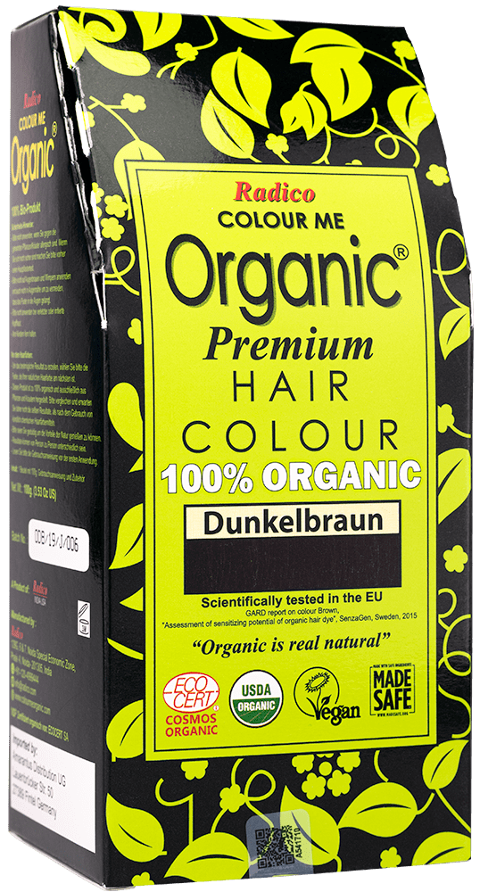 Pflanzenhaarfarbe Dark Brown Radico Pflanzliche Haarfarbe Dark Brown ohne Hintergrund