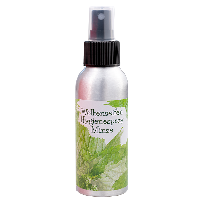 Hygienespray Spearmint Wolkenseifen Hygienespray Spearmint ohne Hintergrund