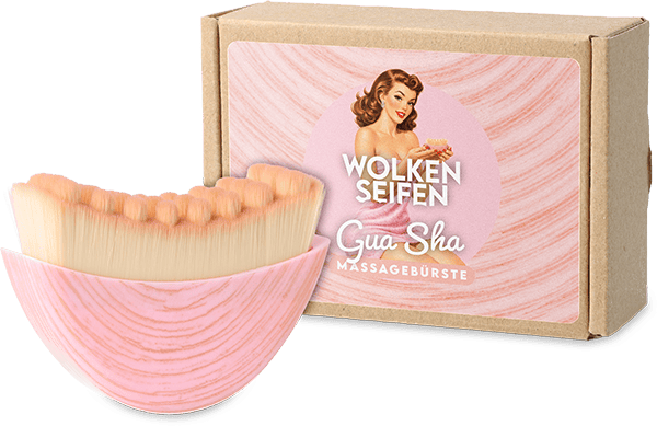 Gua Sha Massage-Bürste Pink Gua Sha Massage-Bürste Pink