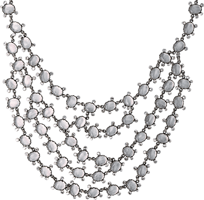 Melody Drops Collier Weiß 2 Melody Drops Collier Weiß 2