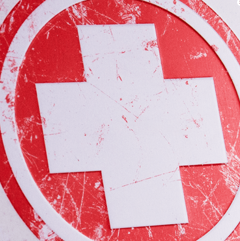 Geschenkdose First Aid rot Geschenkdose First Aid rot