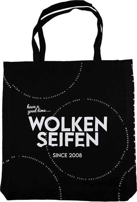 Einkaufsbeutel schwarz Boden