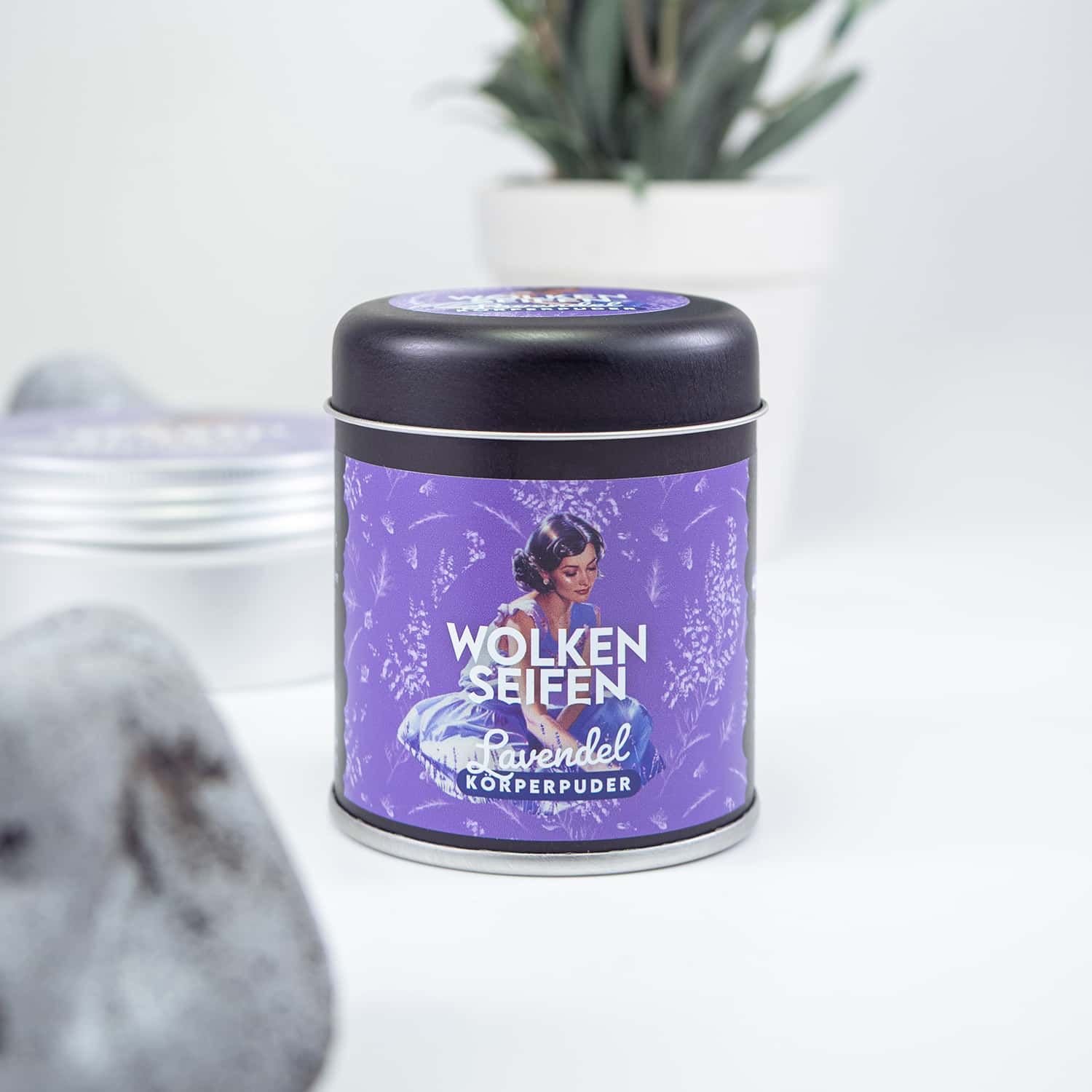 Körperpuder Lavendel Streudose Körperpuder Lavendel Streudose