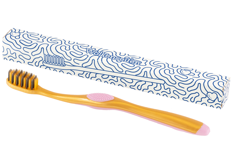 Wolkenseifen zahnbürste Gold Silber