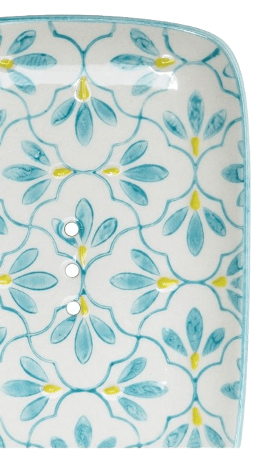 Seifenschale Blümchen blau Seifenschale Blümchen blau