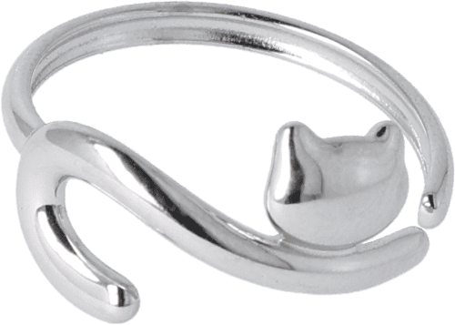 Katzen-Ring Silber Katzen-Ring Silber