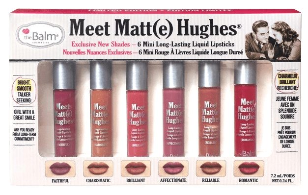 thebalm flüssiger matter lippenstift meet matte hughes
