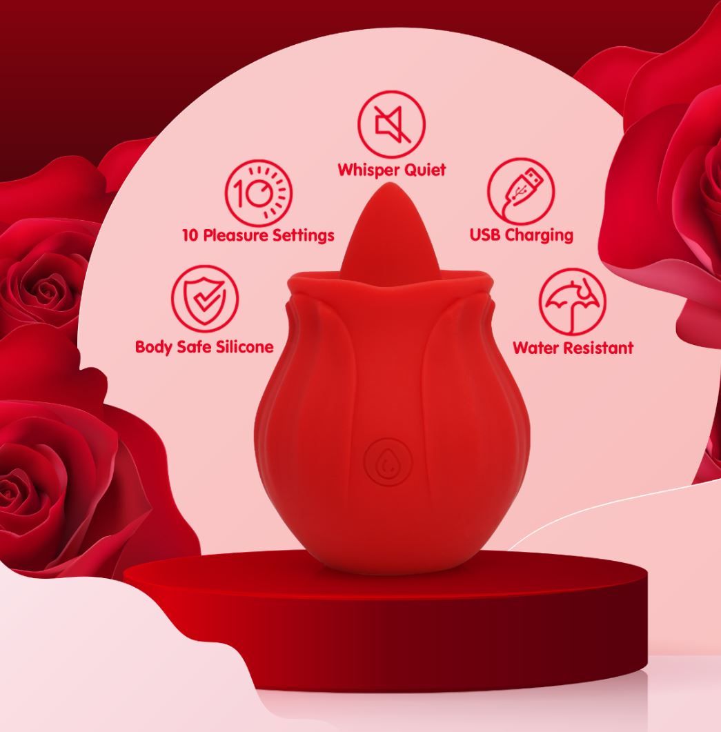 Zungenvibrator The Rose Lix