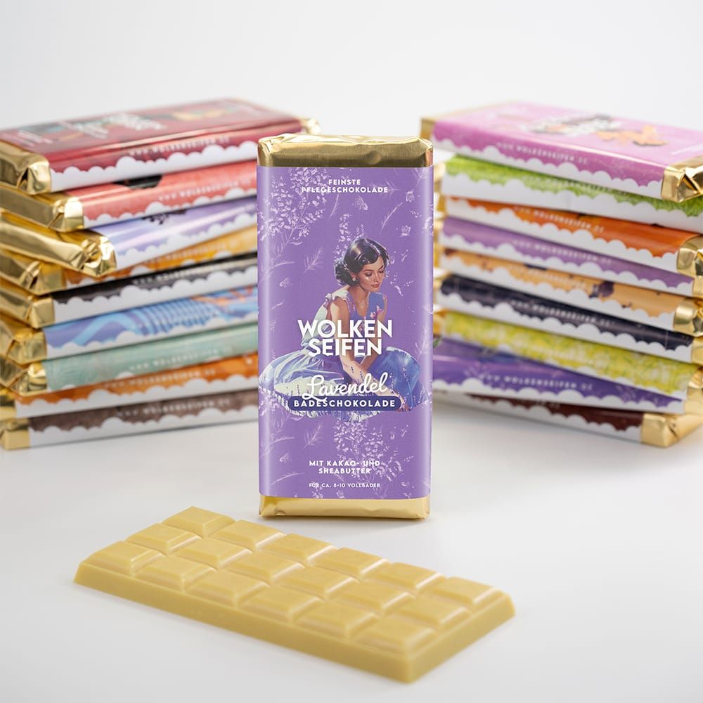 Badeschokolade Lavendel Badeschokolade Lavendel