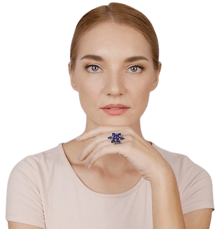 Margarita Ring Blau Margarita Ring Blau