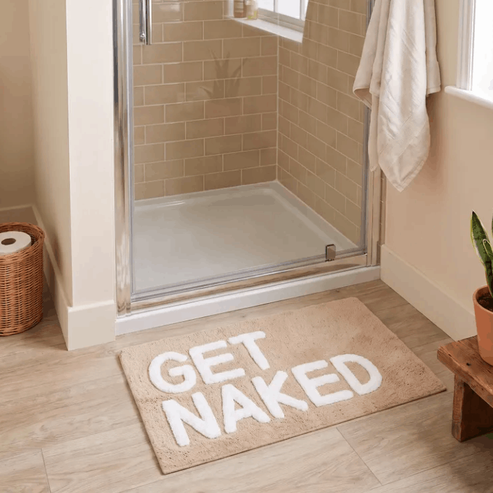 Badematte Get Naked Beige Badematte Get Naked Beige