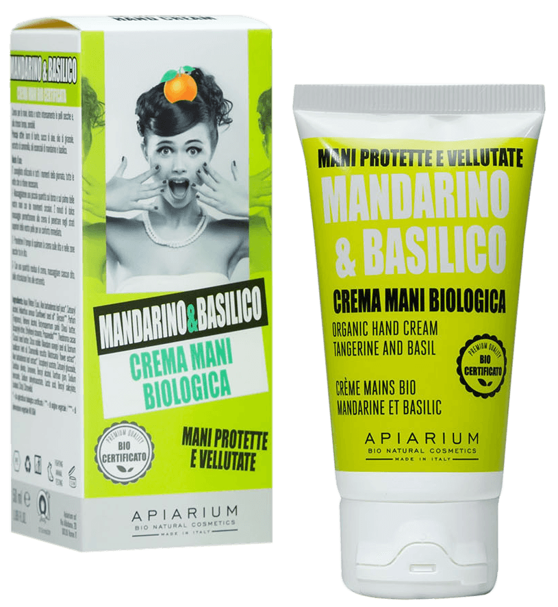 Apiarium Bio Handcreme Mandarine & Basilikum ohne Hintergrund