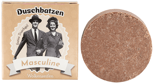 Duschbatzen Masculine - seifenfreie Pflege Duschbatzen Masculine - seifenfreie Pflege ohne Hintergrund
