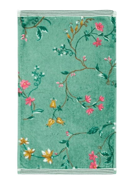 Gästehandtuch Les Fleurs Grün Pip Studio Gästehandtuch Gästehandtuch Les Fleurs Grün