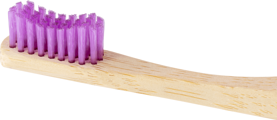 Bambuszahnbürste Lila