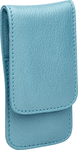 Nagel-Lederetui Siena 3teilig hellblau