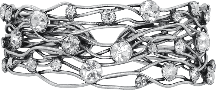 Cages Armreif Silber Cages Armreif Silber
