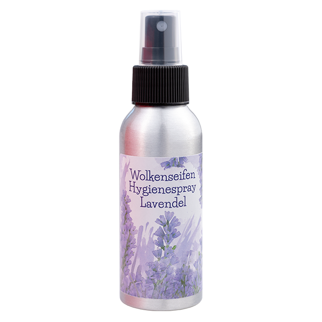 Hygienespray Lavendel Wolkenseifen Hygienespray Lavendel ohne Hintergrund