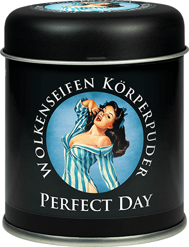 Trockenshampoo (Körperpuder) Blue No. 1 Streudose ohne Hintergrund